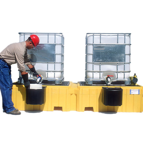 Palette de rétention pour conteneur IBC - Safe Rack - 1 fût / en polyéthylène