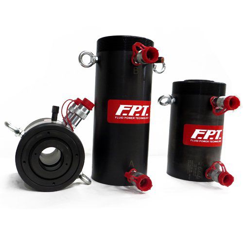 Vérin à piston creux - CRI-FO series - FPT Fluid Power Technology - hydraulique / double effet / pour hautes températures