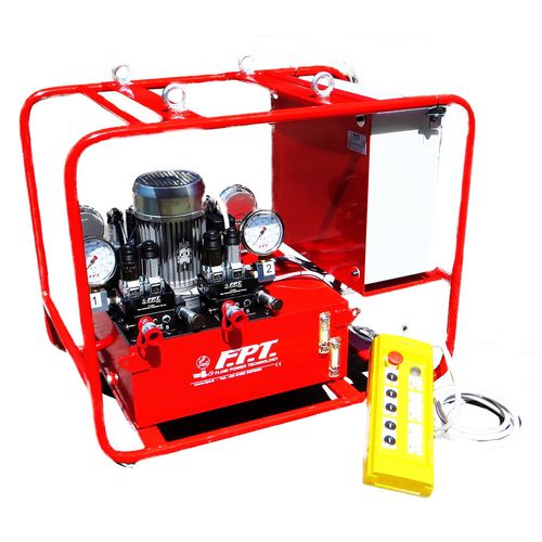 Groupe hydraulique à moteur électrique - FPT SPLIT FLOW series - FPT Fluid Power Technology - de levage / pour chantier / haute pression