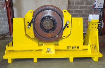 Table rotative électrique - wheel tilter - SAPEM - inclinable