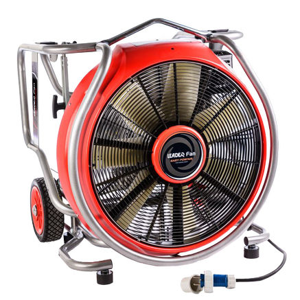 Ventilateur sur pied - ESV280 - LEADER - hélicoïde / industriel