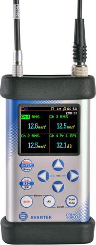 Sonomètre analyseur - SVAN 958A - SVANTEK Sp. z o.o. - classe 1 / avec acquisition de données / USB