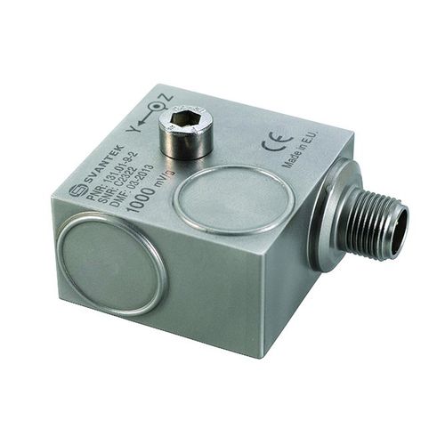 Accéléromètre triaxial - SV 84  - SVANTEK Sp. z o.o. - piézoélectrique / hermétique / industriel