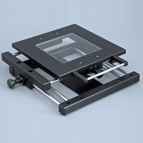 Platine de positionnement XY - 100-GS100-02 - OPTO - manuelle / compacte / pour microscopes