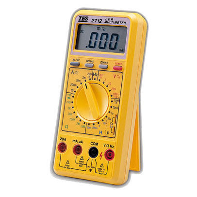 Multimètre numérique - TES-2712 - TES Electrical Electronic Corp. - portable / 600 V / 20 A