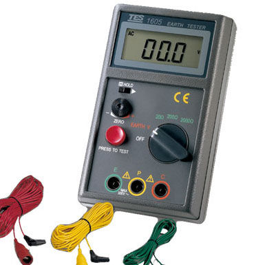 Testeur de fuite par la terre - TES-1605 - TES Electrical Electronic Corp. - de tension / de résistance de terre / numérique