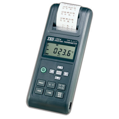 Thermomètre à thermocouple - TES-1304 - TES Electrical Electronic Corp. - numérique / portable / programmable