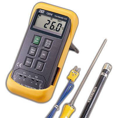 Thermomètre à thermocouple - TES-1306 - TES Electrical Electronic Corp. - numérique / °C / °F
