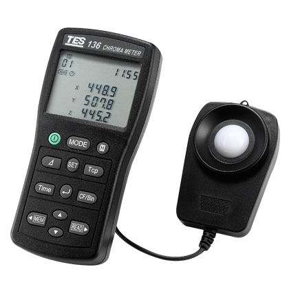 Chromamètre portable - TES-136 - TES Electrical Electronic Corp. - pour l'analyse de la couleur / pour mesure de luminance