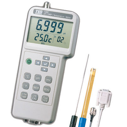 Appareil de mesure température - TES-1380K - TES Electrical Electronic Corp. - pH/rédox / numérique / portable