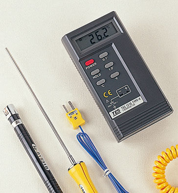 Thermomètre à thermocouple - TES-1310 - TES Electrical Electronic Corp. - numérique / °C / °F