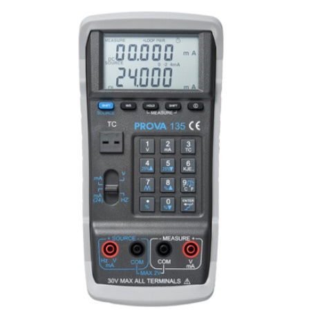 Calibrateur de boucle - PROVA-135 - TES Electrical Electronic Corp. - de température / de fréquence / pour instruments de mesure électrique