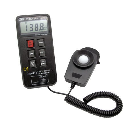 Luxmètre numérique - TES-1336A - TES Electrical Electronic Corp. - avec enregistreur de données / USB