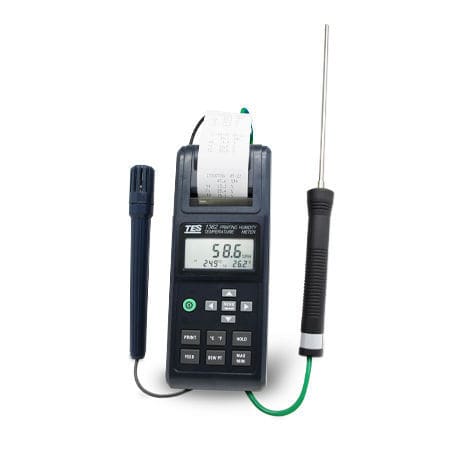 Appareil de mesure d'humidité avec afficheur LCD - TES-1362 - TES Electrical Electronic Corp. - température / à point de rosée / humidité relative