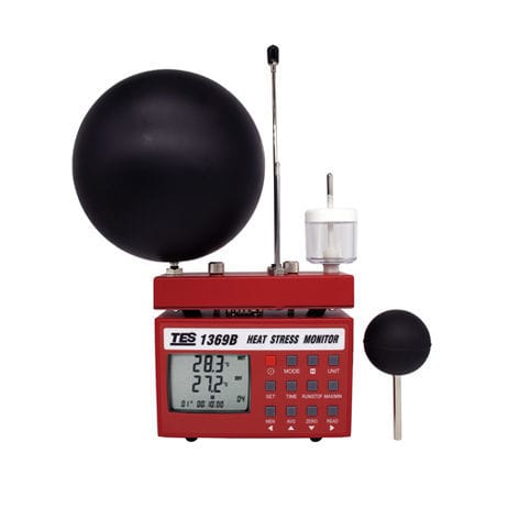 Appareil de mesure de vitesse de l'air - TES-1369B - TES Electrical Electronic Corp. - d'analyse thermique / d'air / avec enregistreur de données
