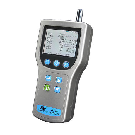 Compteur de particules d'air - TES-5110 - TES Electrical Electronic Corp. - numérique / optique / pour salle blanche