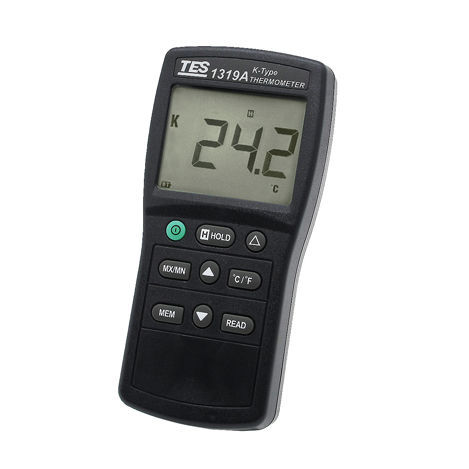 Thermomètre à thermocouple - TES-1319A - TES Electrical Electronic Corp. - numérique / °C / °F