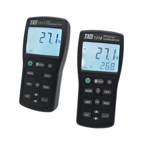 Thermomètre RTD - TES-131 series - TES Electrical Electronic Corp. - platine / avec afficheur LCD / °C