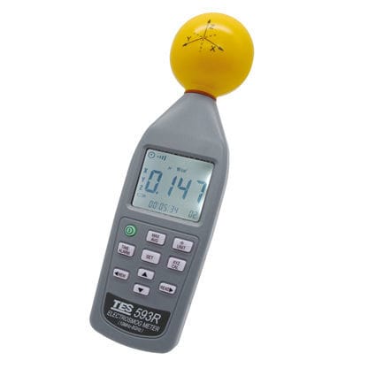 Appareil de mesure de courant AC - TES-593R - TES Electrical Electronic Corp. - de champ électromagnétique / de champ électrique / numérique