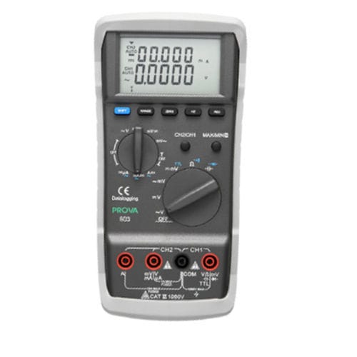 Multimètre numérique - PROVA 803 - TES Electrical Electronic Corp. - portable / 1000 V / 10 A