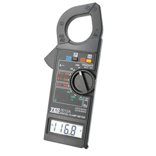 Pince multimètre numérique - TES-3012A - TES Electrical Electronic Corp. - portable / 1000 V / 1000 A