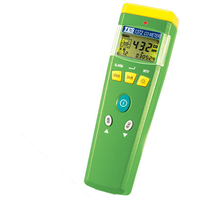 Instrument de mesure de la qualité de l'air CO - TES-13 series - TES Electrical Electronic Corp. - portable / RS-232 / avec affichage