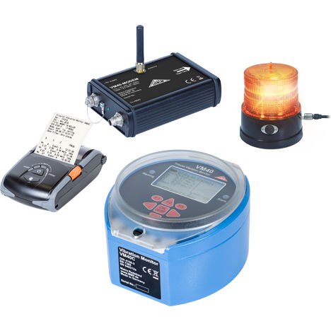 Appareil de mesure de fréquence - VM40C - Metra Mess- und Frequenztechnik in Radebeul e.K. - de la transmission / de vibration / électromécanique