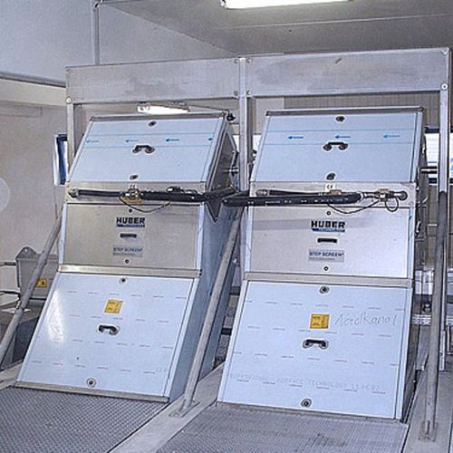 Dégrilleur à escalier - STEP SCREEN® SSF - Huber Technology - pour le traitement des eaux usées / fin
