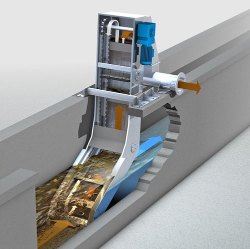Dégrilleur à barreaux - RakeMax®-HF - Huber Technology - pour le traitement des eaux usées