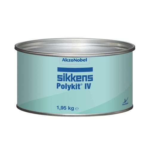 Mastic en polyester - Polykit IV - SIKKENS - bi-composant / pour carrosserie / pour plastique