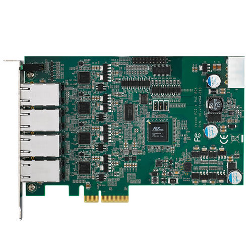 Carte réseau PCI Express - PE-1004 - Vecow Co., Ltd. - Gigabit Ethernet / PoE / Gigabit Ethernet