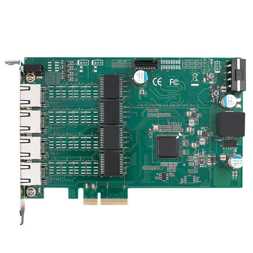 Carte d'extension d'interface PCI Express - PE-3004 - Vecow Co., Ltd. - Ethernet / LAN / industrielle