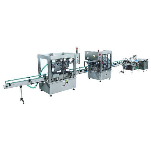 Ligne de remplissage automatique - M100L - TGM TECNOMACHINES - multi contenant / de liquides
