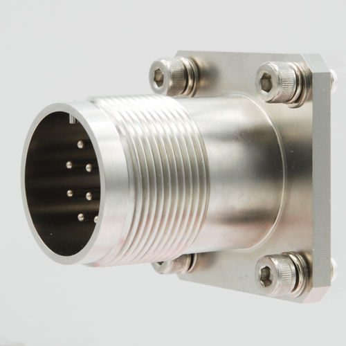 Connecteur de traversée - HG31S-S01-10P-18-1 - GLOBETECH INC - d'alimentation électrique / carré / à bride