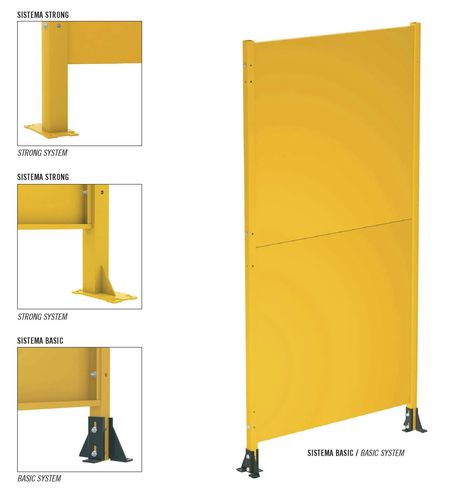 Barrière de protection - Satech Safety Technology spa - fixe / en métal
