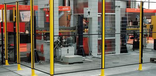 Cloison de protection du périmètre - Strong series - Satech Safety Technology spa - grillagée