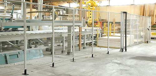 Cloison de protection du périmètre - Green Fast series - Satech Safety Technology spa - souple / grillagée