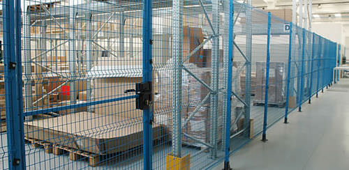 Cloison de protection du périmètre - MDF series - Satech Safety Technology spa - grillagée