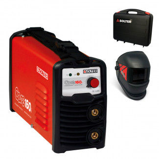 Poste à souder MMA - CORE 160I + OPTIMATIC 55 - SOLTER® - monophasé / DC / portable