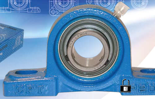 Palier à bride - Challenge Power Transmission Plc - à rouleaux / en métal