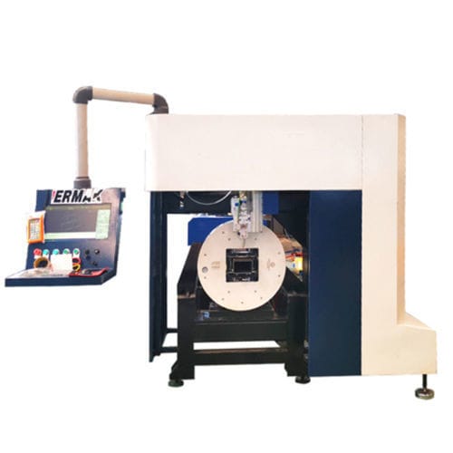 Machine de découpe laser - JG62-Q250F - ERMAK CNC MACHINES (NANTONG) CO LTD - pour métal / de tubes / à excentrique