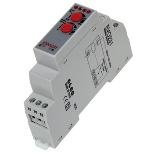 Relais de protection de surtension - EVO series - EL.CO. - sur rail DIN / temporisé / compact