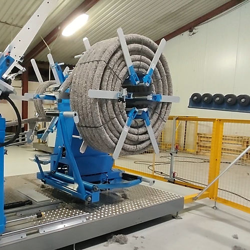 Enrouleuse/bobineuse de bobine - ED90DX2 - MECASOFT - de tuyau flexible / automatique