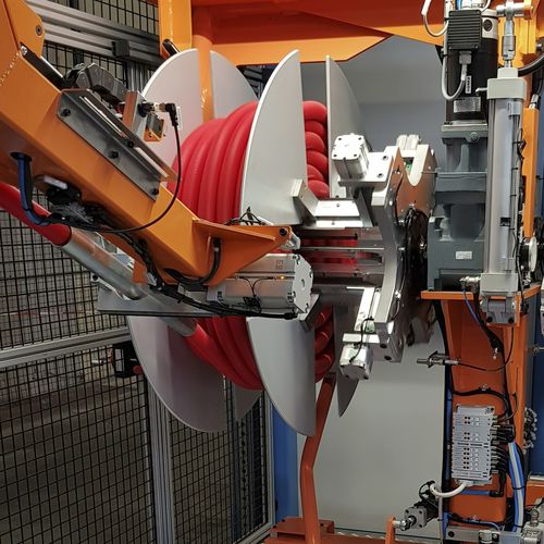 Enrouleuse/bobineuse de bobine - EDI32 - MECASOFT - de tuyau flexible / automatique / non spécifié
