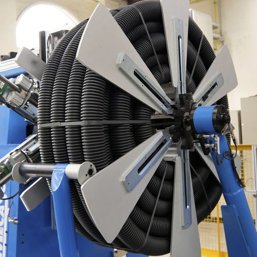 Enrouleuse/bobineuse de bobine - EDS110 - MECASOFT - de tuyau flexible / automatique / non spécifié