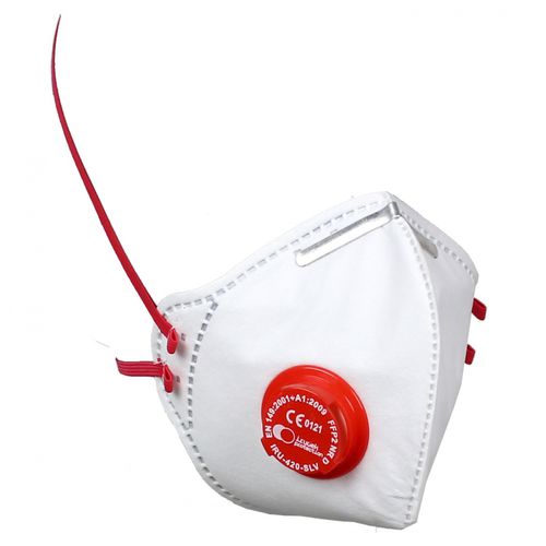 Masque de protection jetable - 420 SLV - IRUDEK 2000 S.L. - FFP2 / demi-masque / 3 couches