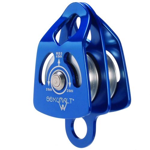 Poulie de levage à roue libre - SEKURALT PRO 064 BUS  - IRUDEK 2000 S.L. - pour câble / en aluminium