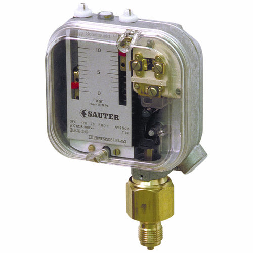 Pressostat pour liquides - DFC series - Fr. Sauter AG - pour vapeur / pour gaz / en laiton