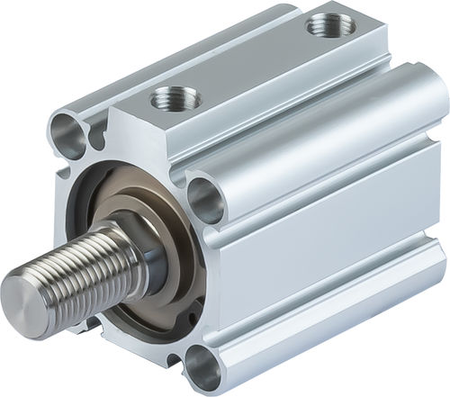 Vérin à faible course - CD series - A&T Fluid solutions - pneumatique / à piston magnétique / à tige traversante