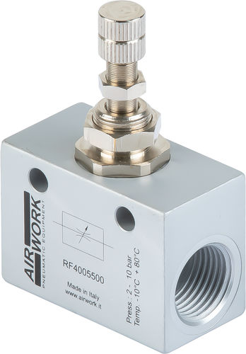 Régulateur de débit volumétrique - RF series - A&T Fluid solutions - pneumatique / pour air / manuel
